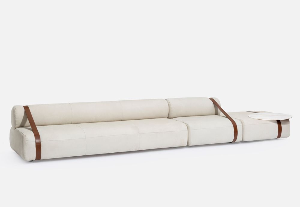divano modulare con tavolino Meg XL