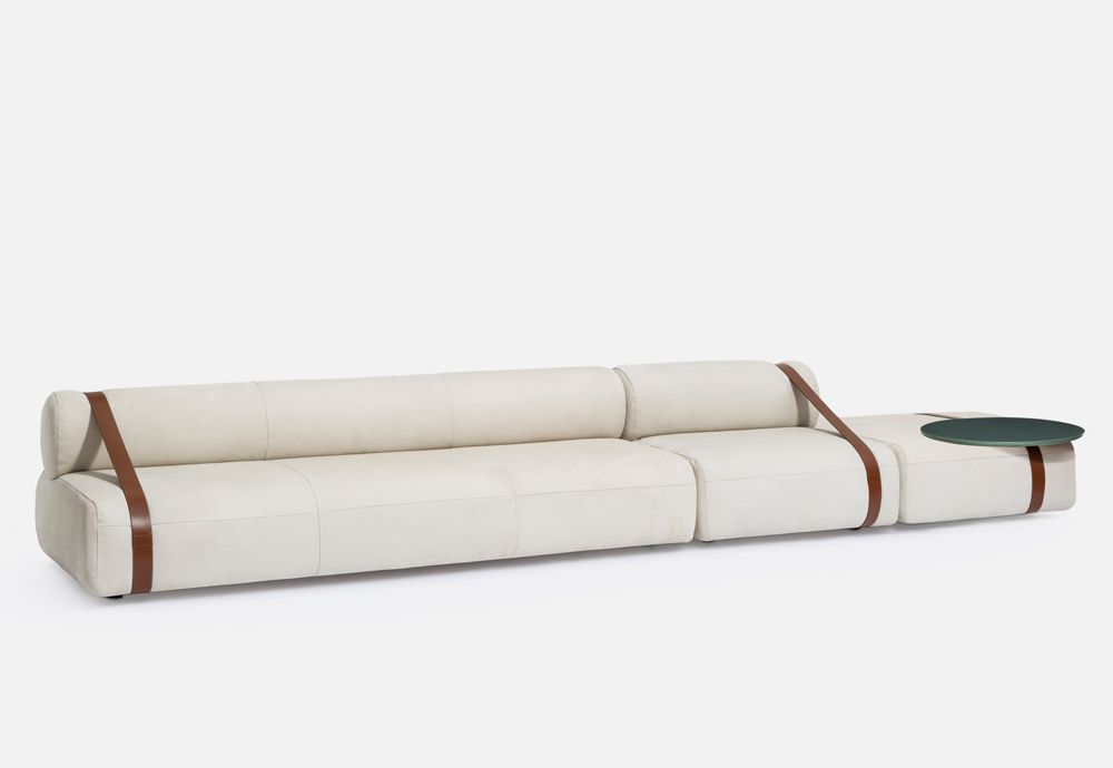 divano modulare con tavolino Meg XL