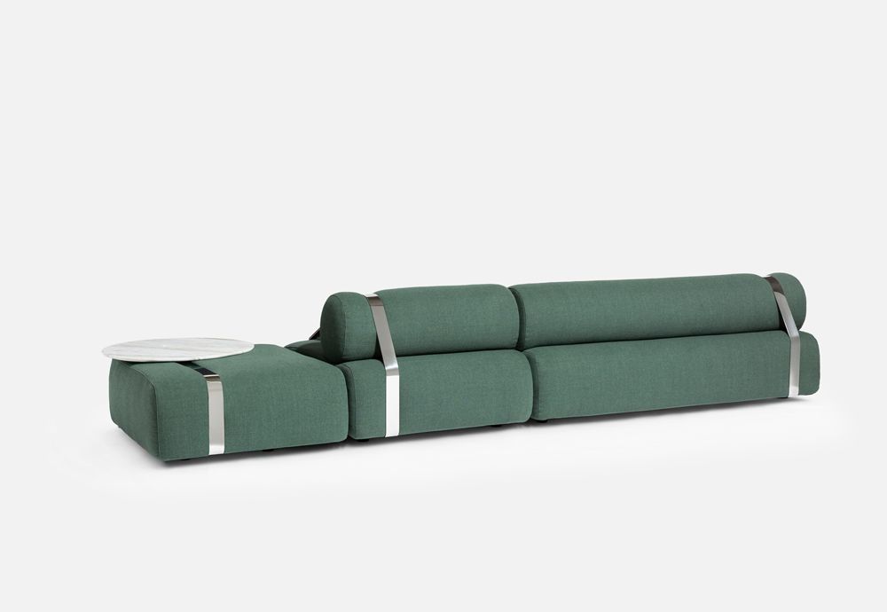 divano modulare con tavolino Meg XL