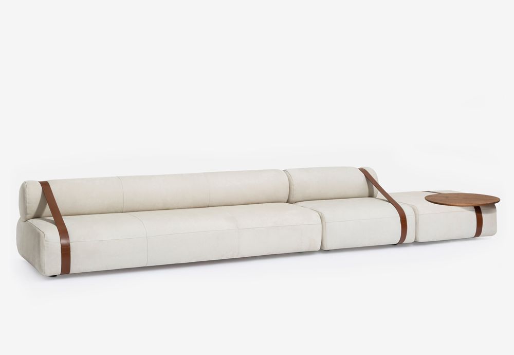 divano modulare con tavolino Meg XL